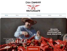 Tablet Screenshot of casachimayosantafe.com